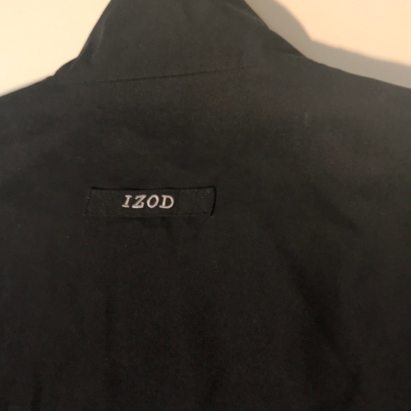 Like new Izod light weight lined black jacket - Picture 5 of 6